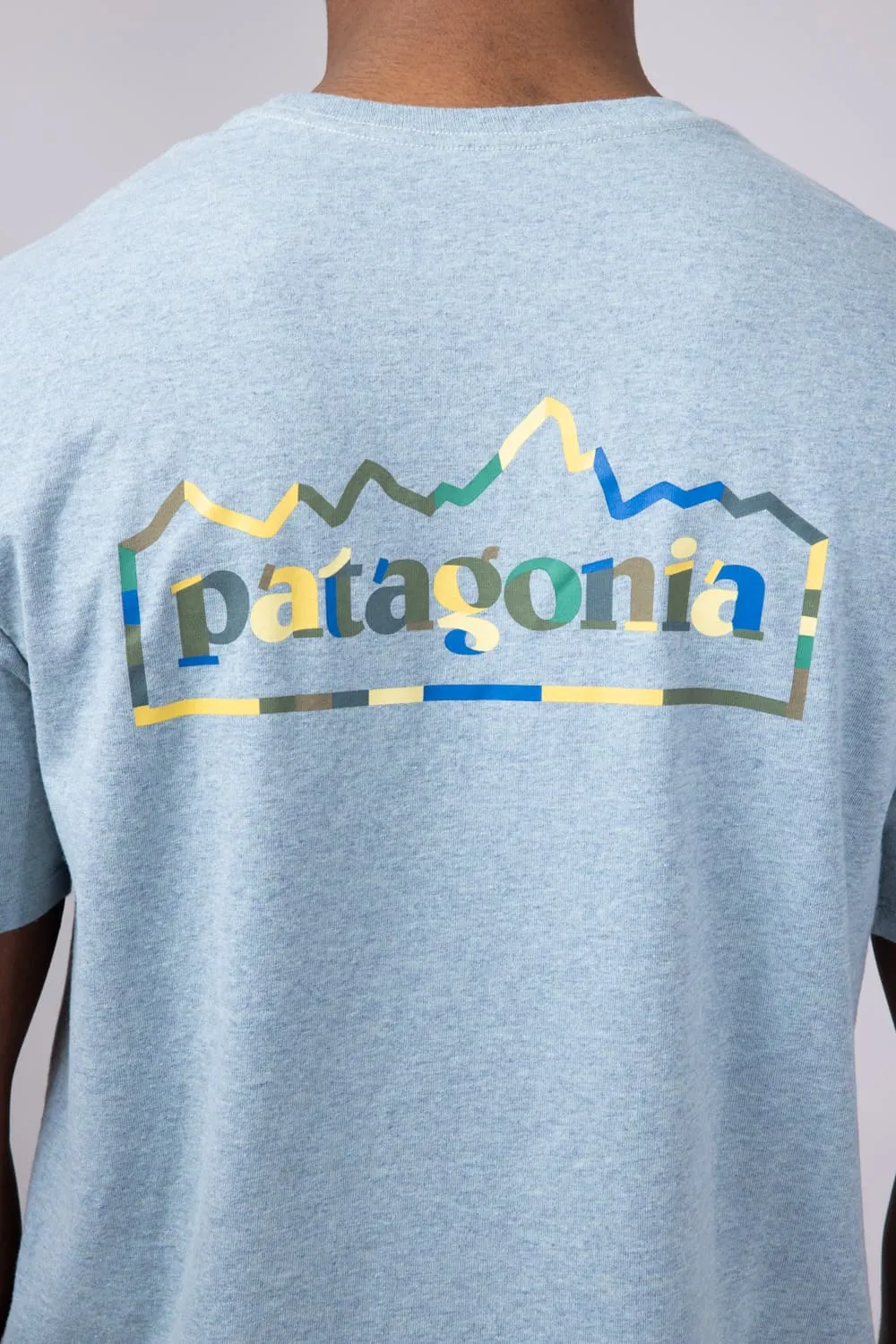 Patagonia Men’s Unity Fitz Responsibili-tee T-Shirt in Thermal Blue | 37768-TMBL sold by Glik’s product image thumbnail 4