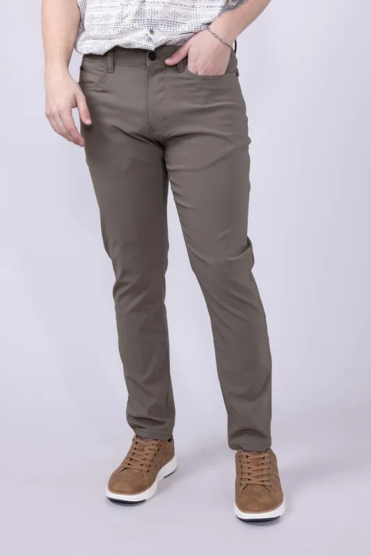 Copper & Oak Faille 5 Pocket Pants for Men in Green Mushroom | K5S901-239-MUSHROOM sold by Glik’s