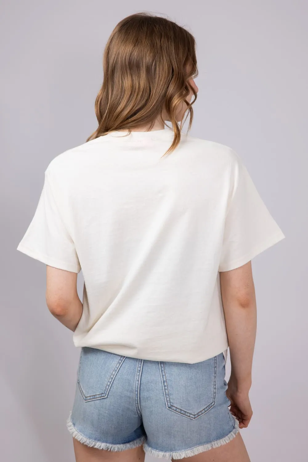 Les Sardine Stripe Oversized T-Shirt for Women in Ivory | 32917X-OTS-IVORY sold by Glik’s product image thumbnail 2