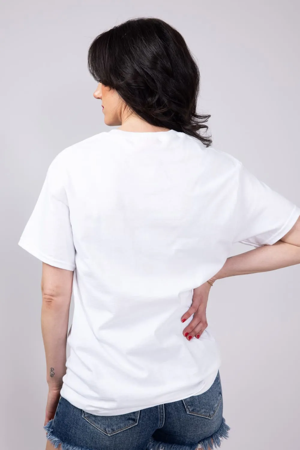 Sardines Lemon Oversized T-Shirt for Women in White | 32916X-OTS-WHITE sold by Glik’s product image thumbnail 2