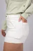 Eunina Lulu Denim Shorts for Women in White | E0002380XT-ECRU sold by Glik’s