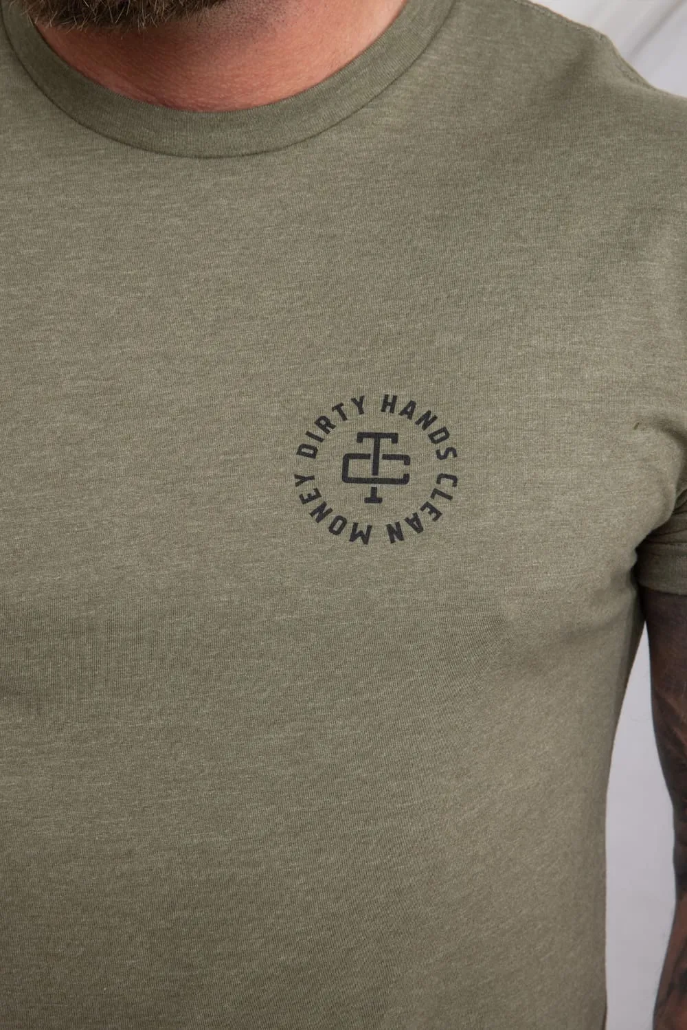 Troll Co Twisting Wrenches T-Shirt for Men in Green | TC1588-MILGRN sold by Glik’s product image thumbnail 4