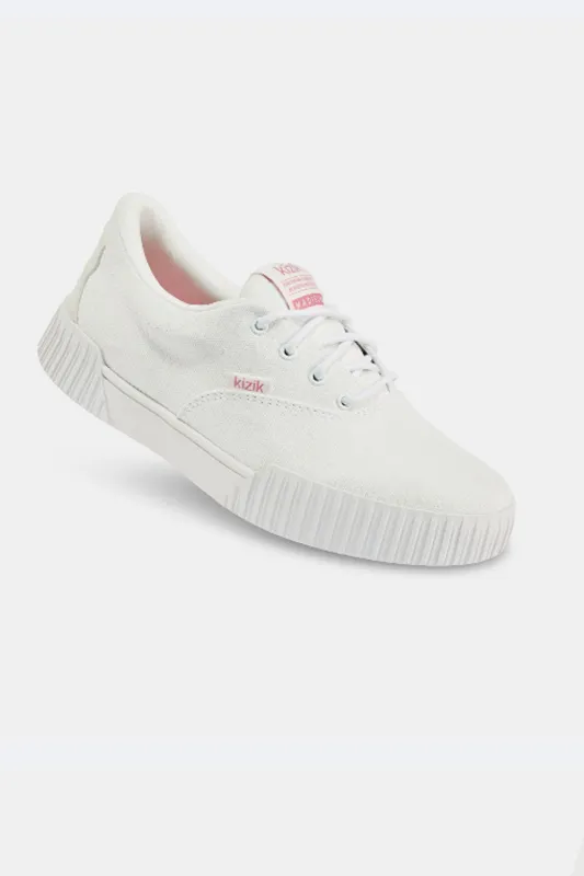 Kizik Madison Sneakers for Women in White | WMAD2501-WHITE sold by Glik’s