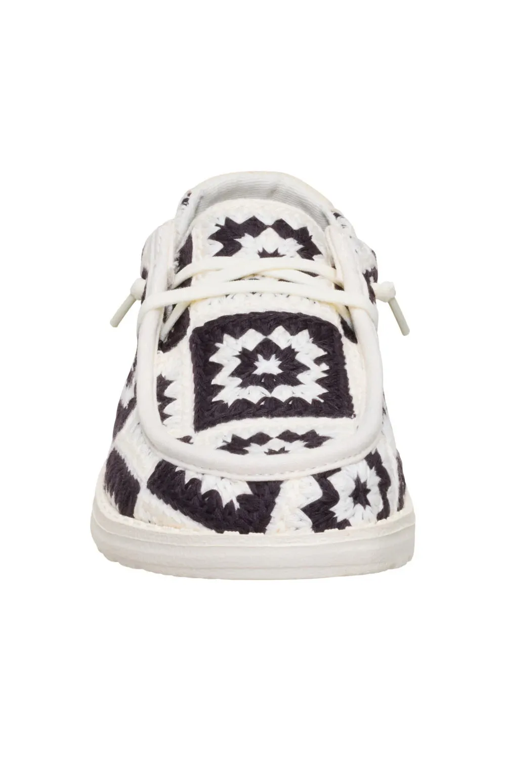 HEYDUDE Women’s Wendy Cottage Crochet Shoes in Black Multi | 43728-0C4 sold by Glik’s product image thumbnail 5