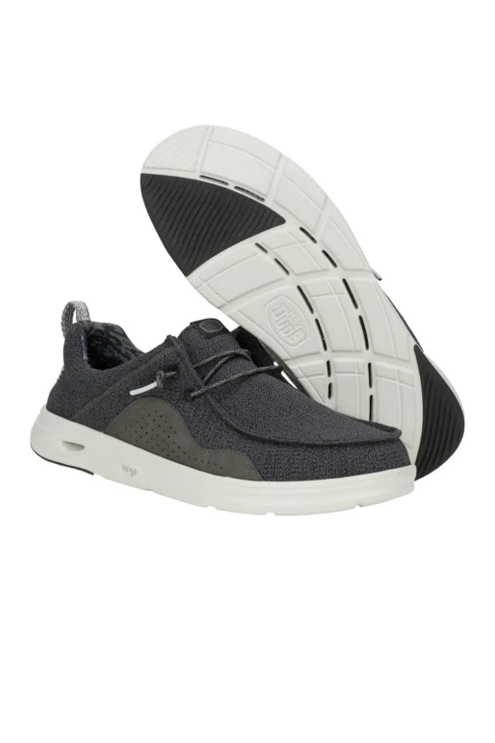 HEYDUDE Men’s Wally Hey2O Mesh Shoes in Black/Grey | 43145-0NU sold by Glik’s product image thumbnail 4