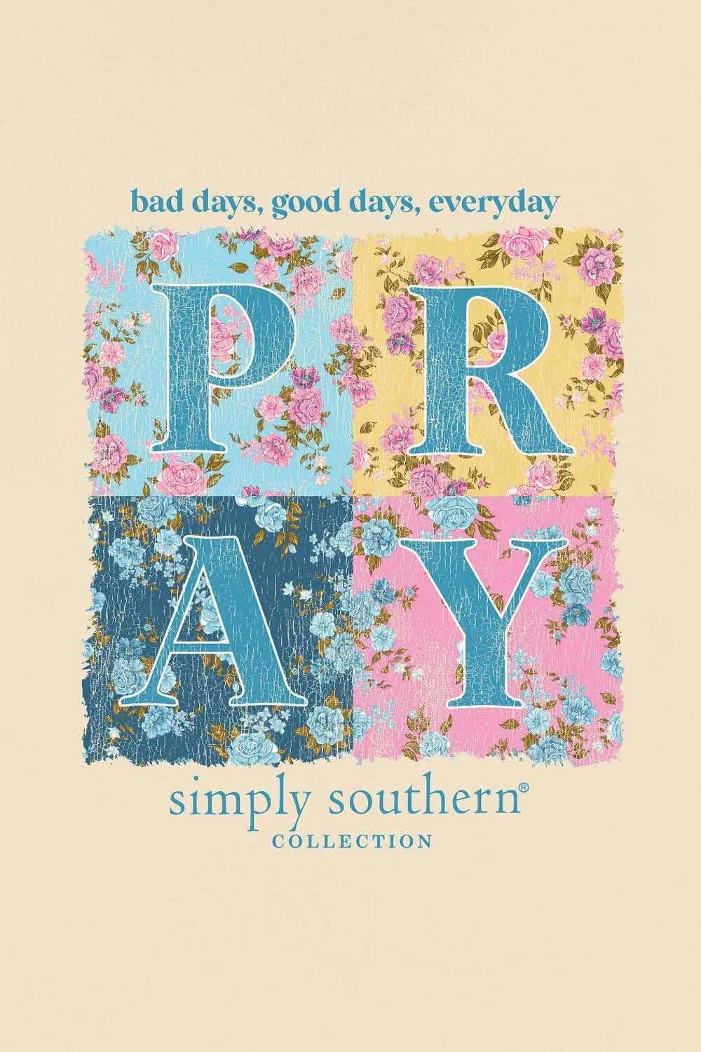 Simply Southern Youth Pray Everyday T-Shirt for Girls in Natural | YTH-SS-PRAY-NATURAL sold by Glik’s product image thumbnail 3
