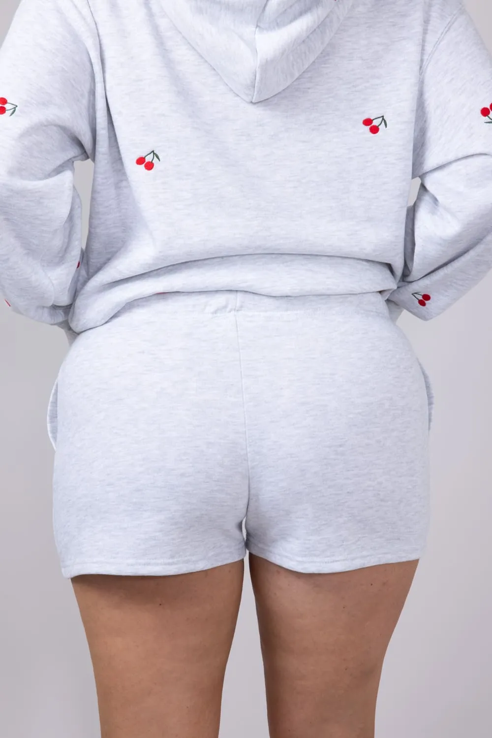 1897 Active Basic Fleece Shorts for Women in Ice Grey | H420-ICEGREY sold by Glik’s product image thumbnail 2