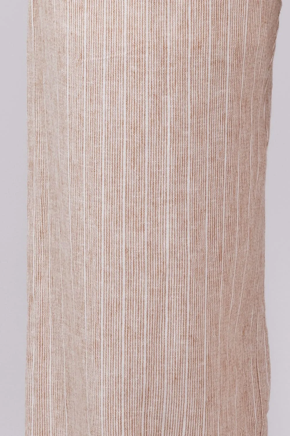 Smocked Waist Linen Pants for Women in Almond | 42704-ALMOND sold by Glik’s product image thumbnail 3