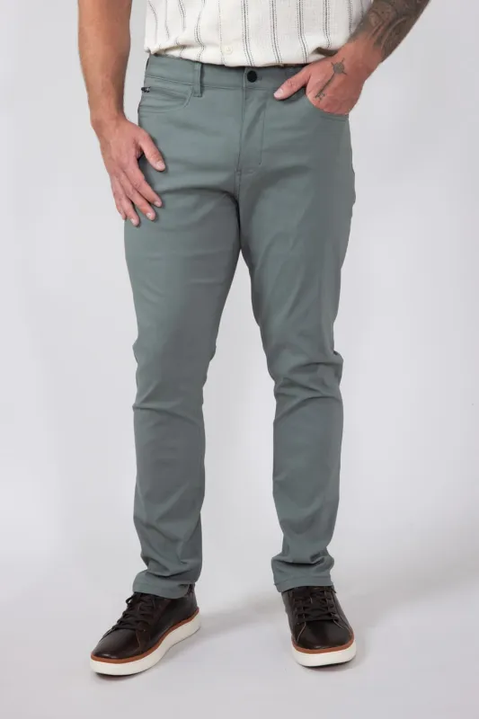 Copper & Oak Faille Trouser Pants for Men in Meadow Green | K5S901-317-MEADOWGREEN sold by Glik’s