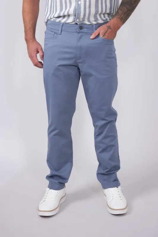 Copper & Oak Leader Chino Pants for Men in Blue | K5S817-420-RIVERBLUE sold by Glik’s