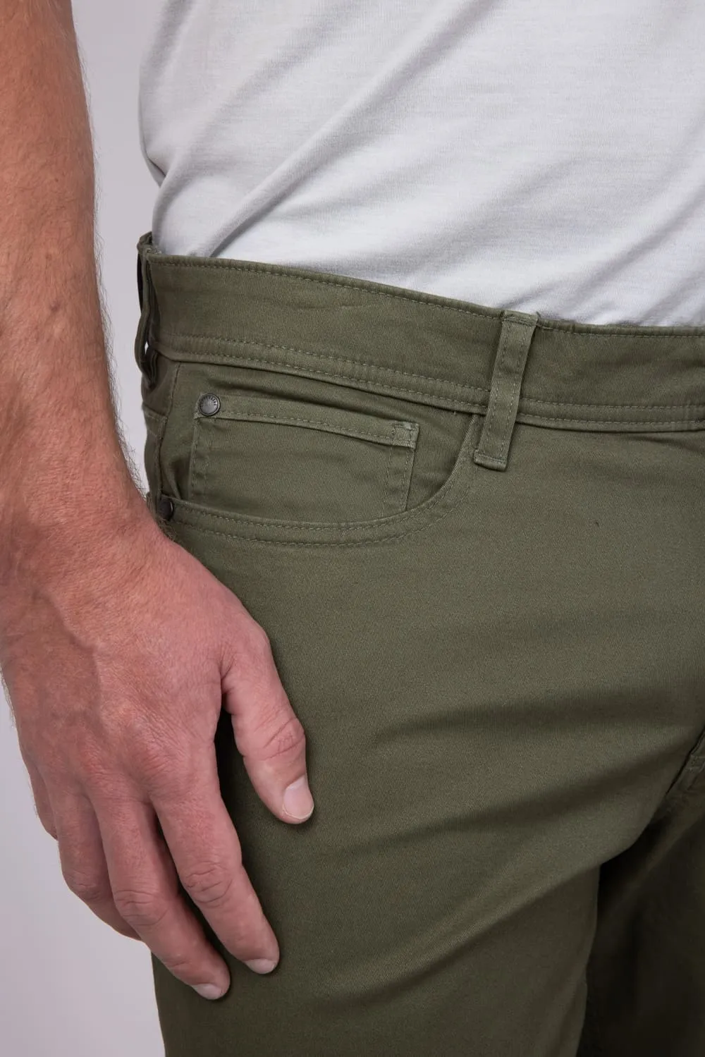 Copper & Oak Leader Chino Pants for Men in Soft Olive | K5S817-341-SOFTOLIVE sold by Glik’s product image thumbnail 2
