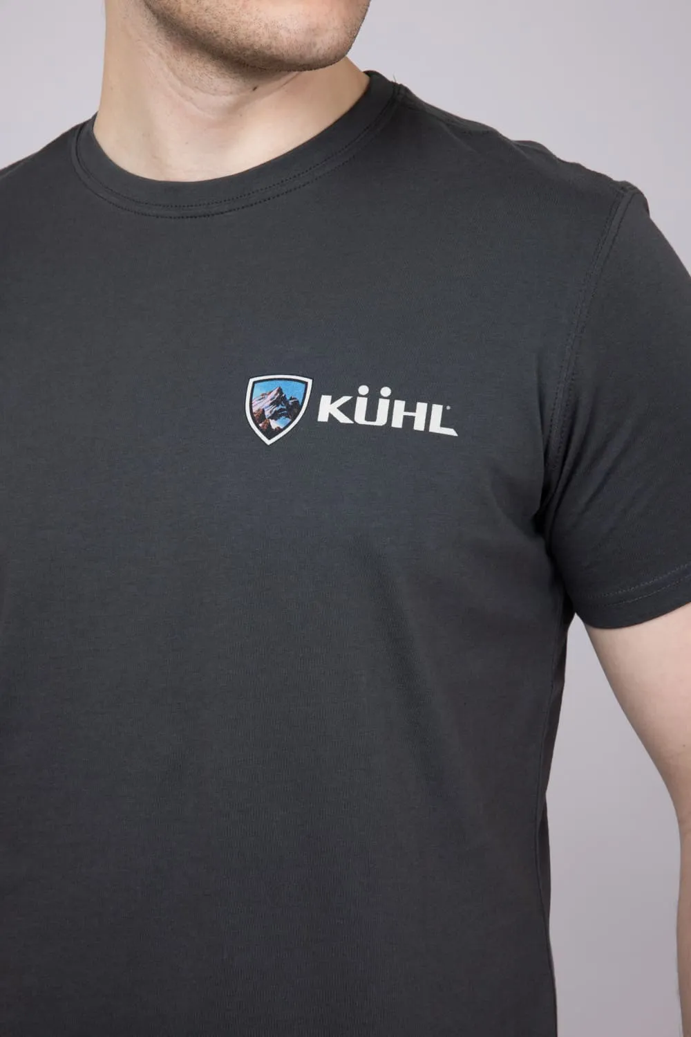Kuhl Mountain T-Shirt for Men in Carbon Grey | 7456-CARBON sold by Glik’s product image thumbnail 4