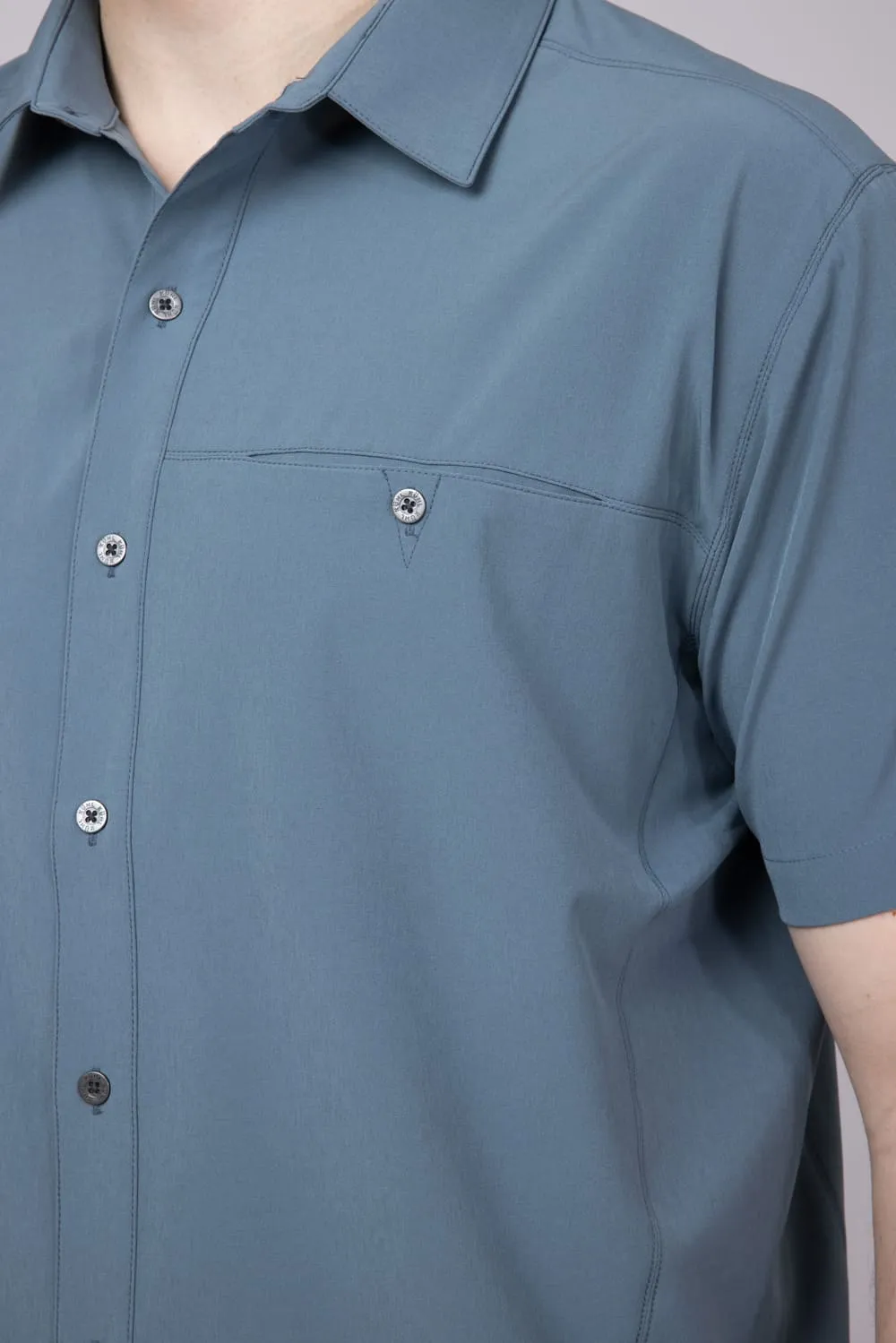 Kuhl Renegade Shirt for Men in Blue | 3069-CHARBLU sold by Glik’s product image thumbnail 3