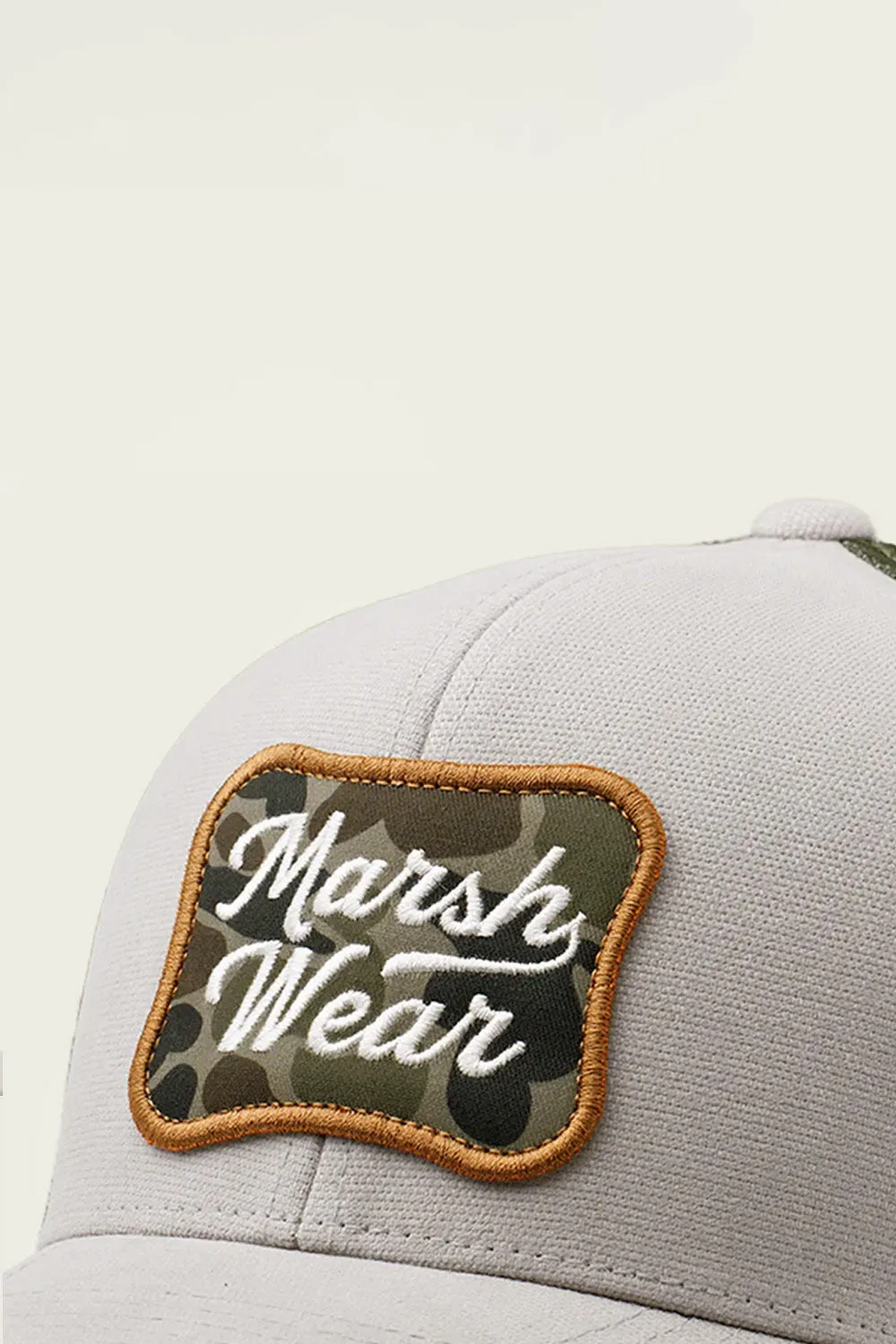Marsh Wear Roadside Trucker Hat for Men in Stone | MWC1070-STN sold by Glik’s product image thumbnail 3