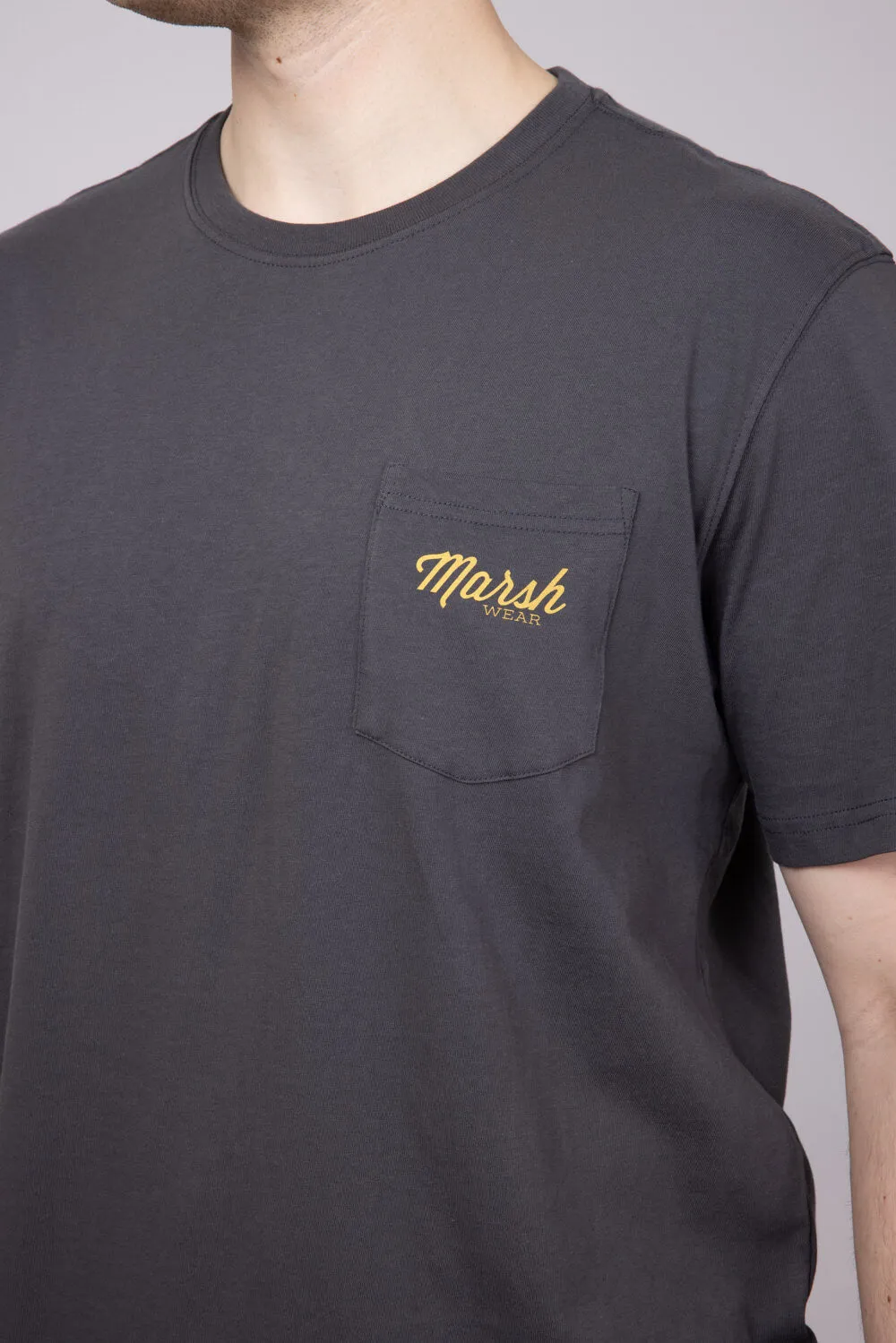 Marsh Wear Clutch Fish T-Shirt for Men in Ash | MWT1097-ASH sold by Glik’s product image thumbnail 4