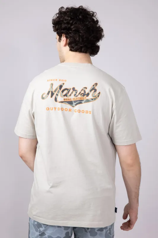 Marsh Wear Base T-Shirt for Men in Stone | MWT1075-STN sold by Glik’s