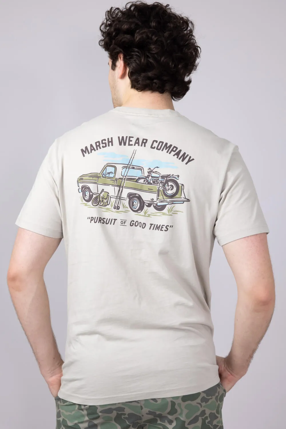 Marsh Wear Rumble T-Shirt for Men in Stone | MWT1079-STN-STONE sold by Glik’s