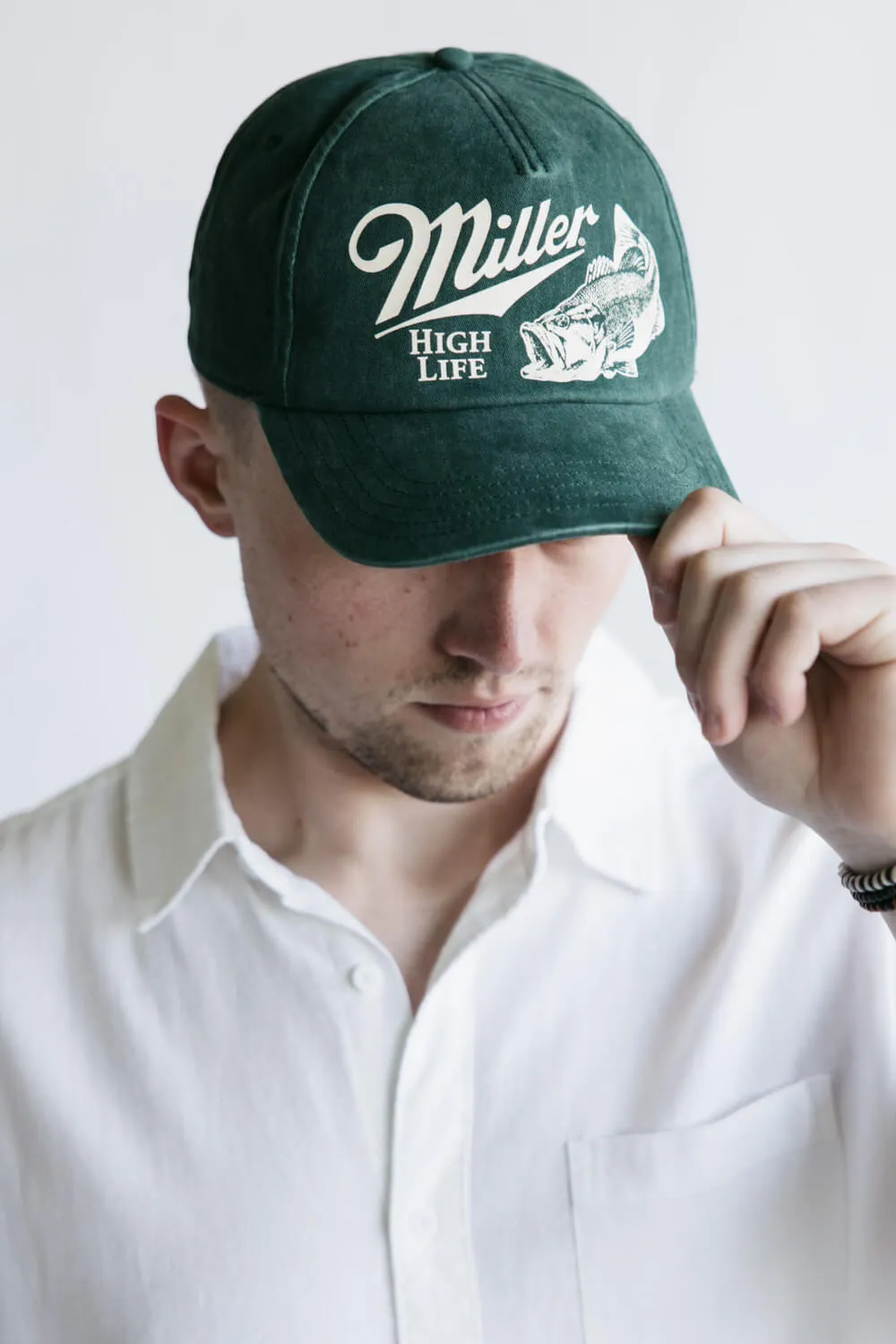 American Needle Miller Bass Hat for Men in Green | 25002A-MHL sold by Glik’s