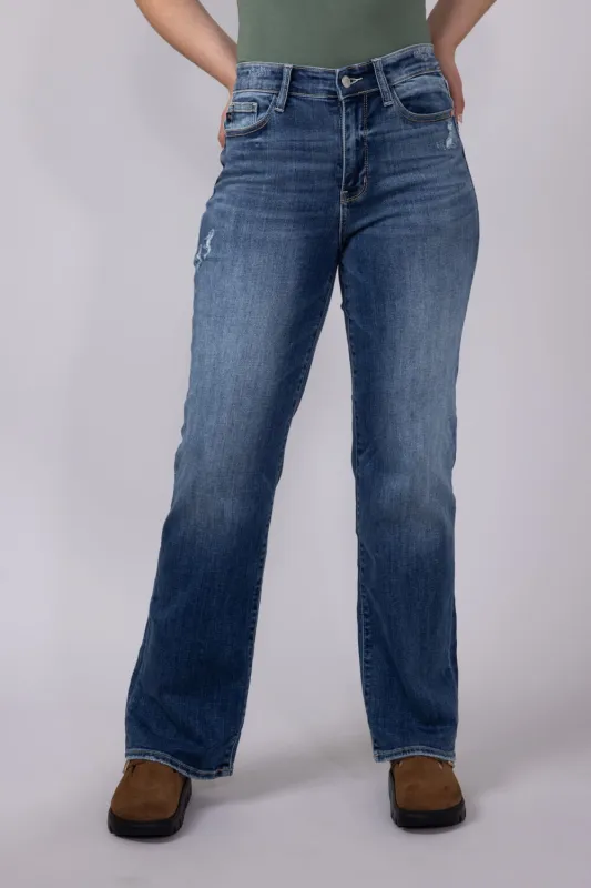Judy Blue High-Rise Release Hem 90’s Straight Jeans for Women | 82392REG sold by Glik’s