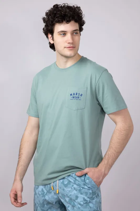 Marsh Wear Alton Camo T-Shirt for Men in Trellis | MWT1068-TRL-GREEN sold by Glik’s