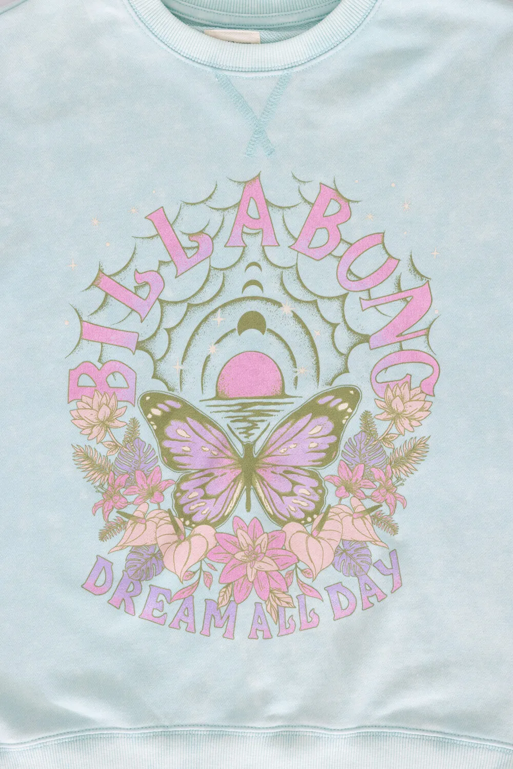 Billabong Youth Making Waves Crewneck Sweatshirt for Girls in Mint | BSSIB18S-329 sold by Glik’s product image thumbnail 2