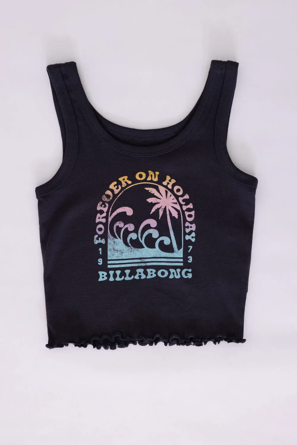 Billabong Youth On Holiday Tank Top for Girls in Black Sands | BSSIB31G-020 sold by Glik’s