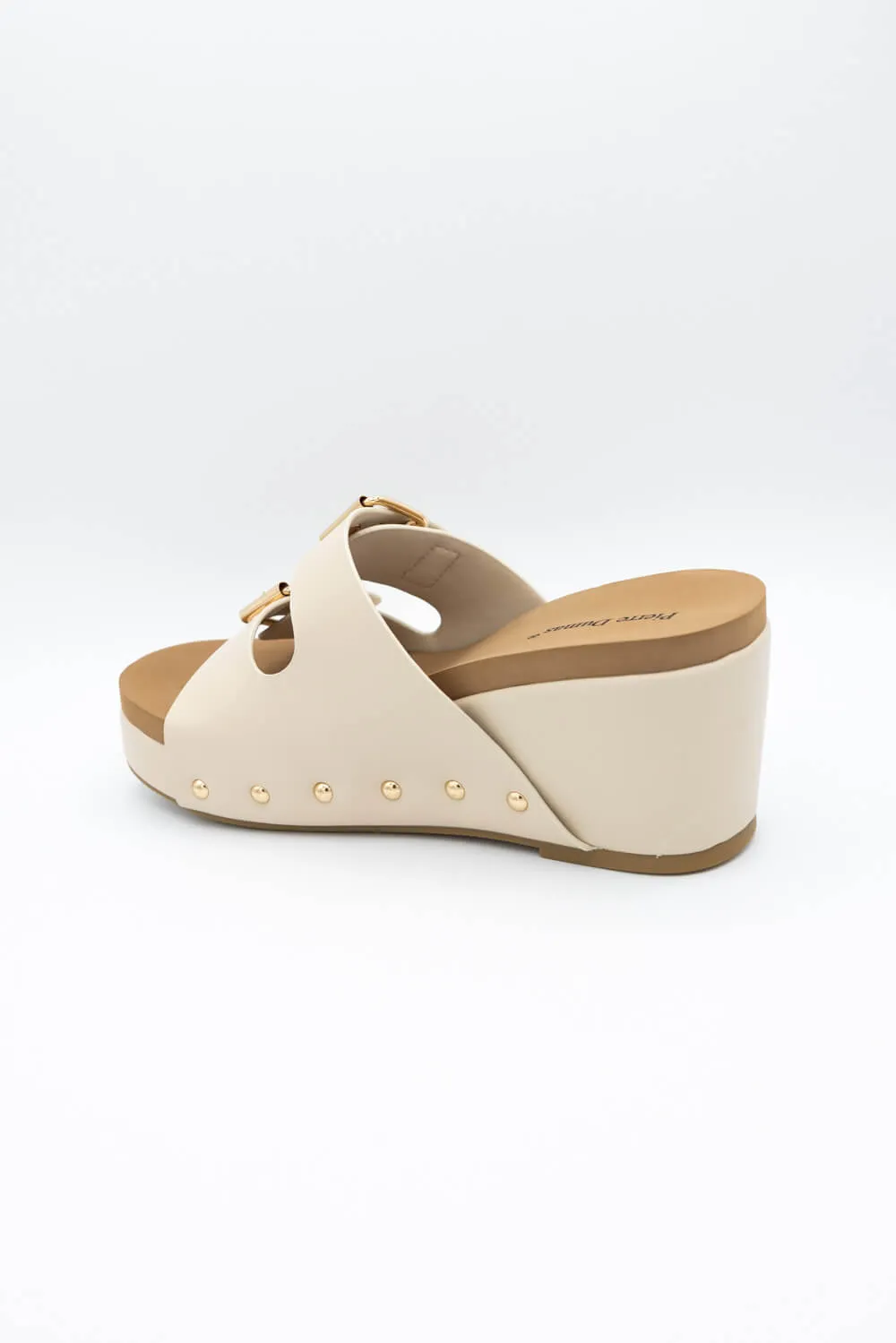 Pierre Dumas Vivian Wedge Heels for Women in Nude | 22489-112 NUDE sold by Glik’s product image thumbnail 4