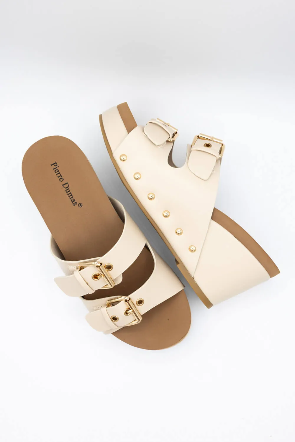 Pierre Dumas Vivian Wedge Heels for Women in Nude | 22489-112 NUDE sold by Glik’s product image thumbnail 3