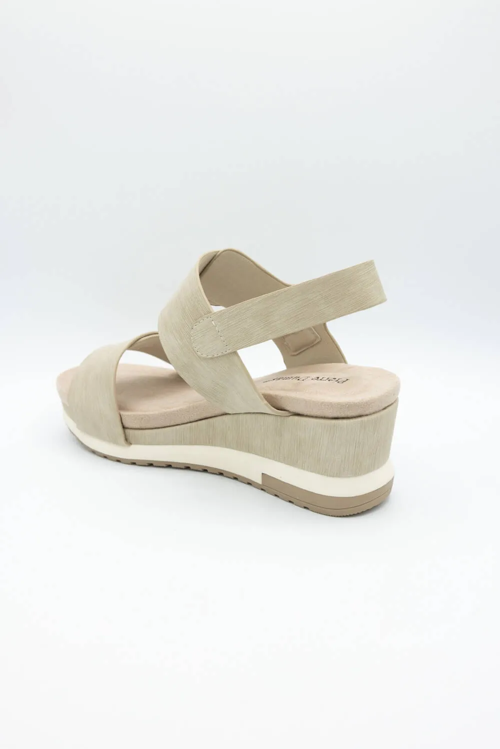 Pierre Dumas Lyra Wedge Sandals for Women in Nude | 22653-712 NUDE sold by Glik’s product image thumbnail 5