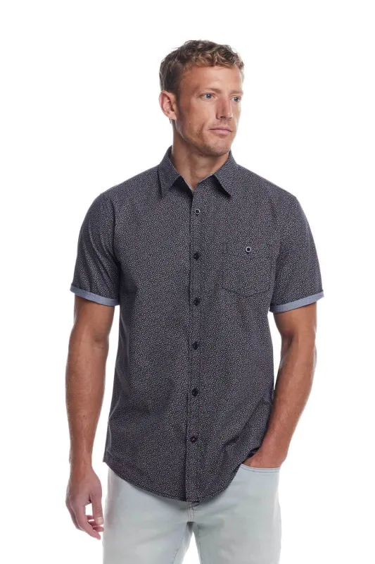 Weatherproof Vintage Cotton Poplin Button Up Shirt for Men in Dress Blues | S2584244GK-DRESS BLUES sold by Glik’s