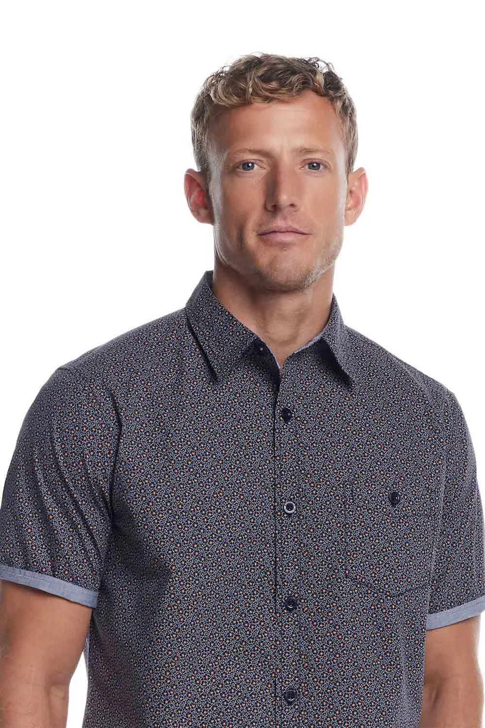 Weatherproof Vintage Cotton Poplin Button Up Shirt for Men in Dress Blues | S2584244GK-DRESS BLUES sold by Glik’s product image thumbnail 5