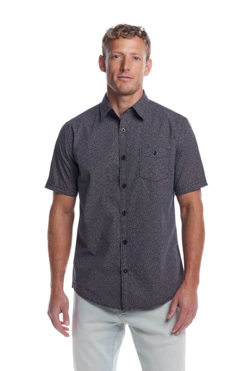 Weatherproof Vintage Cotton Poplin Button Up Shirt for Men in Dress Blues | S2584244GK-DRESS BLUES sold by Glik’s product image thumbnail 4