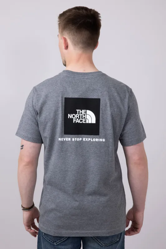 The North Face Core Box Graphic T-Shirt for Men in Grey | NF0A8B6K-CQI-GREY sold by Glik’s