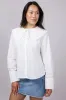 Embroidered Peter Pan Collar Top for Women in White | MAT3120-OFFWHITE sold by Glik’s