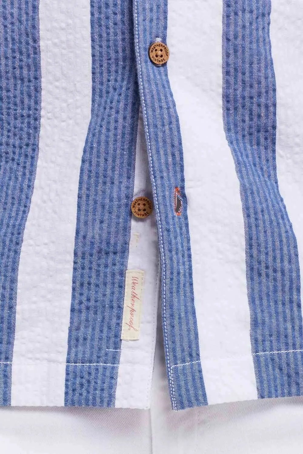 Weatherproof Vintage Dobby Button Up Shirt for Men in Vista Blue | S2584328GK-BRIGHTCOBALT sold by Glik’s product image thumbnail 3