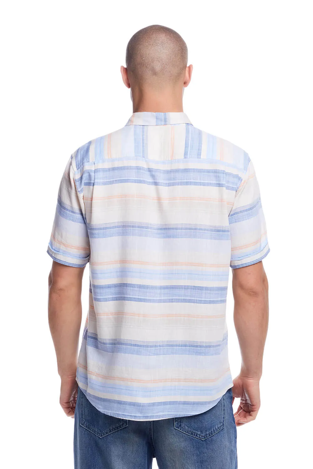 Weatherproof Vintage Striped Country Twill Button Up Shirt for Men in Pearled Ivy | S2584285GK-PEARLED IVY sold by Glik’s product image thumbnail 2