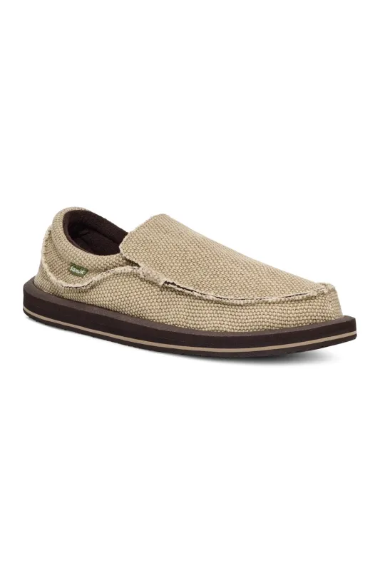 Sanuk Chiba Loafers for Men in Tan | 1152885-TAN made by Sanuk