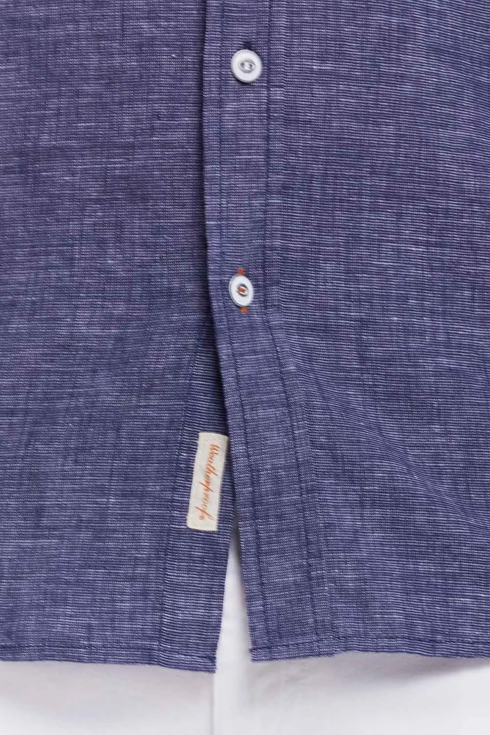 Weatherproof Vintage Cotton Linen Solid Button Up Shirt for Men in Naval Academy | S254612GK-NAVAL ACADEMY sold by Glik’s product image thumbnail 3