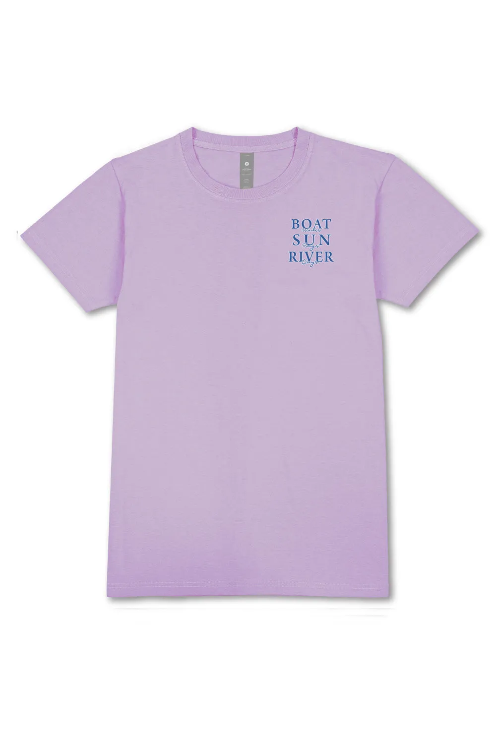 Simply Southern River Days T-Shirt for Women in Lilac | SS-RIVERBOAT-LILAC sold by Glik’s product image thumbnail 2