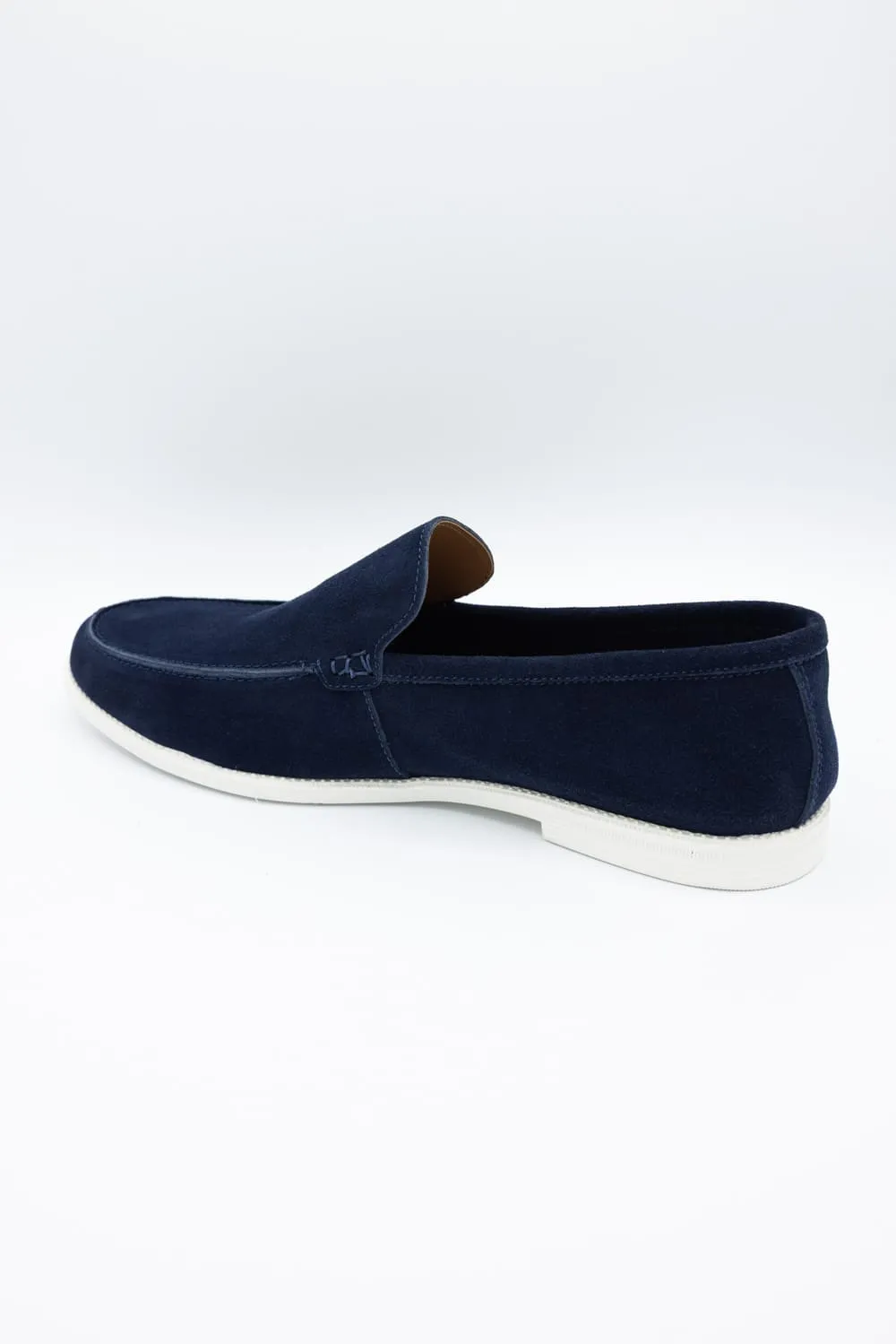 Steve Madden Ragle Suede Loafers for Men in Navy | RAGLE-NAVY sold by Glik’s product image thumbnail 4