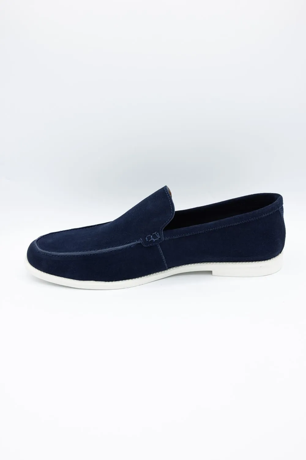 Steve Madden Ragle Suede Loafers for Men in Navy | RAGLE-NAVY sold by Glik’s product image thumbnail 5