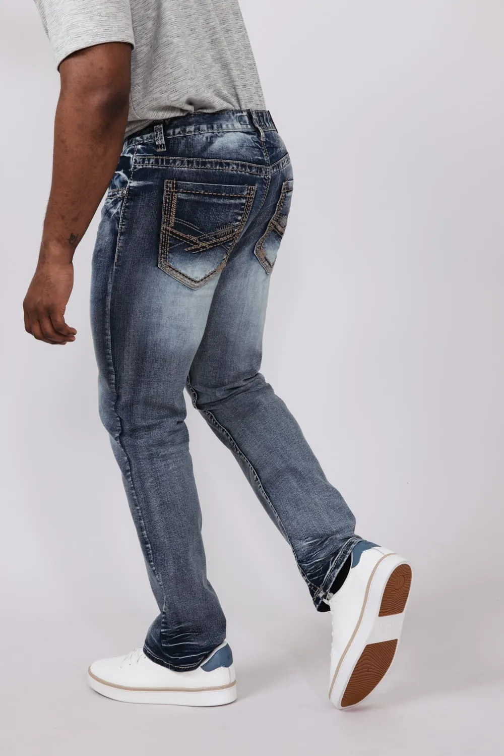 True Luck Diego Bootcut Jeans for Men | TL24012351 sold by Glik’s product image thumbnail 4