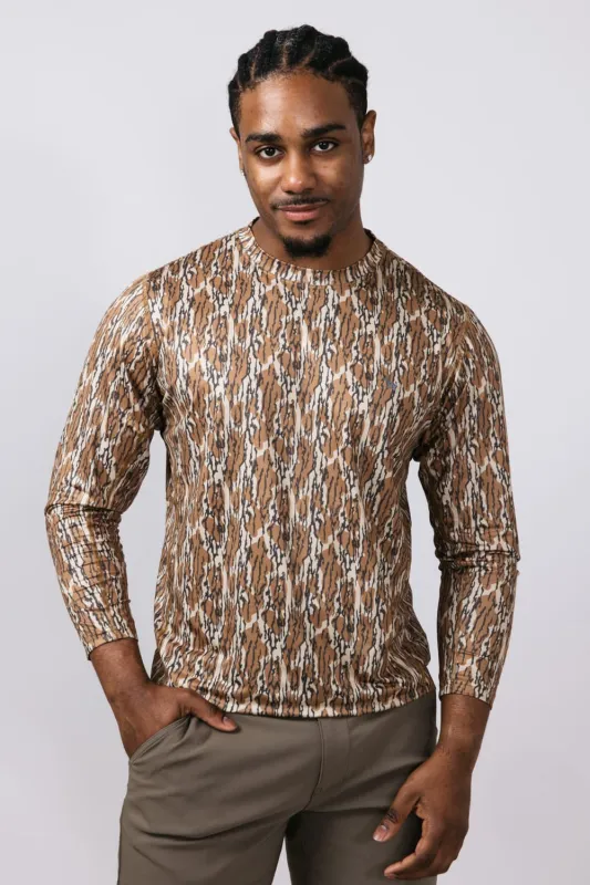 Simply Southern Sport Shirt for Men in Brown Camo | 0125-MN-SPORT-LS-TREECAMO sold by Glik’s