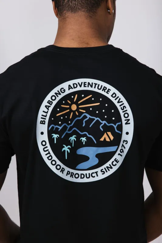 Billabong Rockies A/Div Premium T-Shirt for Men in Black | 24A502500-BLACK sold by Glik’s