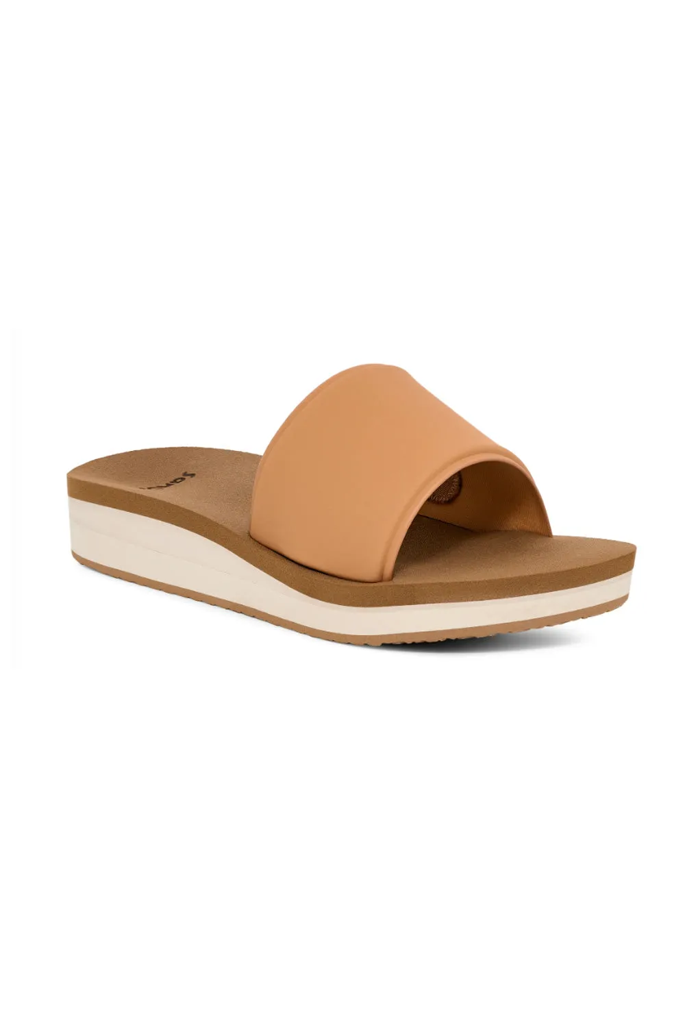 Sanuk Highland Slides for Women in Tan | 1167131-TAN sold by Glik’s