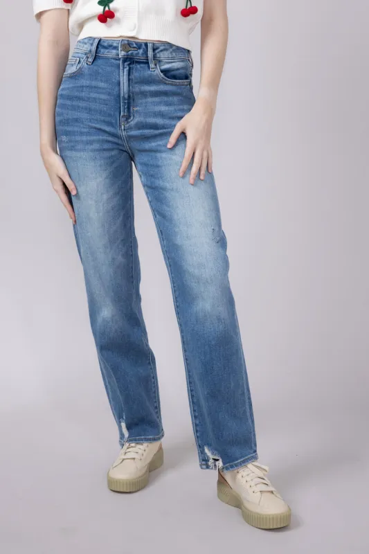 Hidden Tracey High Rise Straight Leg Jeans for Women | HD1555ST-VT sold by Glik’s