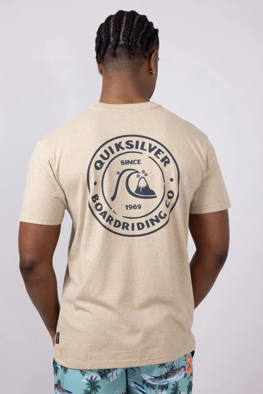 Quiksilver Bubbles T-Shirt for Men in Heather Beige | QSM25ST272-TWH sold by Glik’s