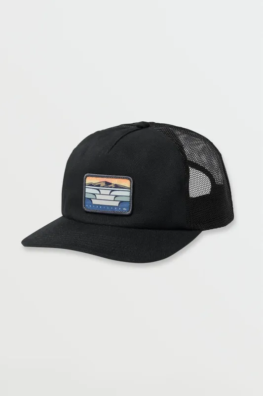 Quiksilver Woodsy Trucker Hat for Men in Black | QSM25CA069-BLK sold by Glik’s
