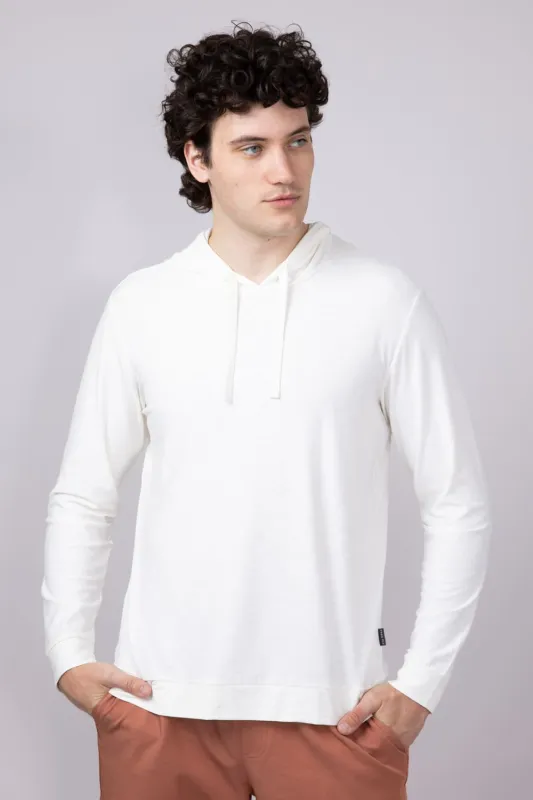 Free Fly Bamboo Slub Hoodie II for Men in Sea Salt | MSLBH005-SEASALT sold by Glik’s