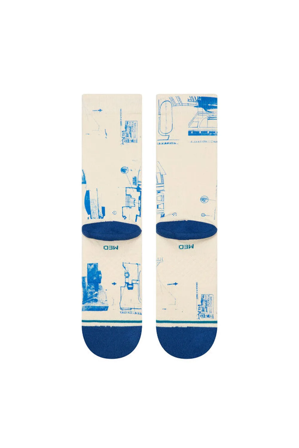 Stance R2 D2 Crew Socks for Men in Canvas | A555A25R2D-CVS sold by Glik’s product image thumbnail 3